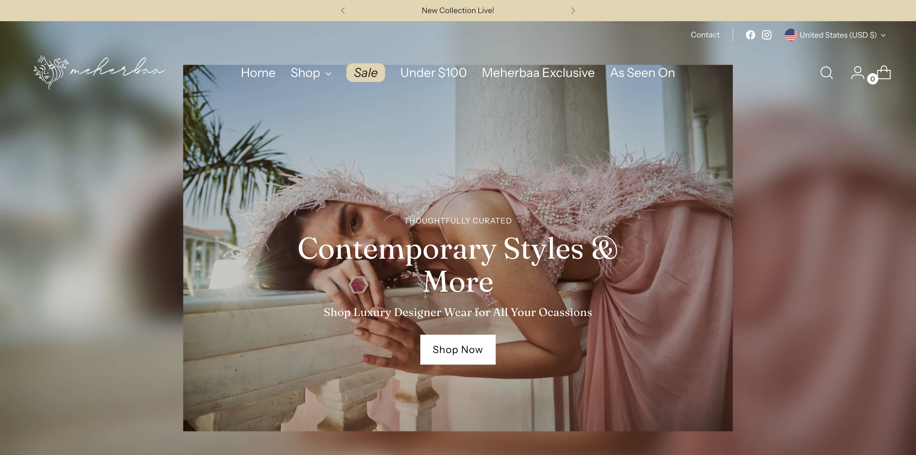 Meherbaa — Luxury Fashion / Designer Wear project by Debug Ninja